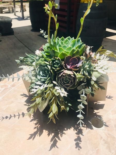 Succulent Wedding Bouquets