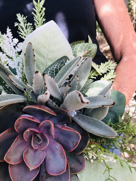 Succulent Wedding Bouquet