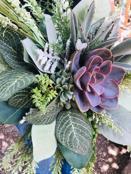 Succulent Wedding Bouquet