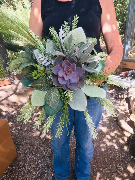 Succulent Wedding Bouquet