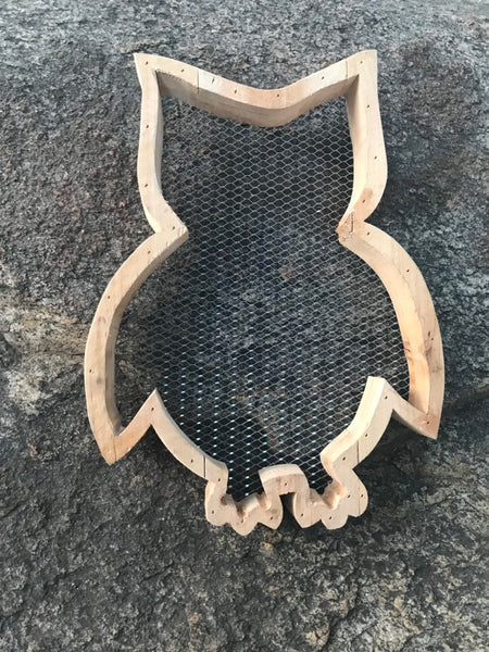 12x9 succulent owl planter , without succulents
