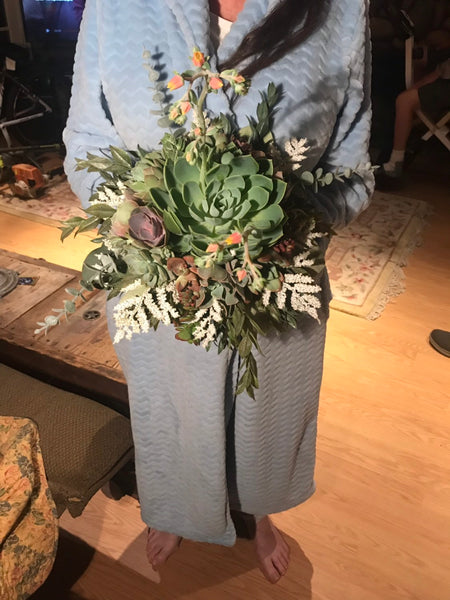 Succulent Wedding Bouquets