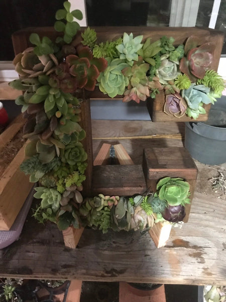 Succulent Letter Stand only