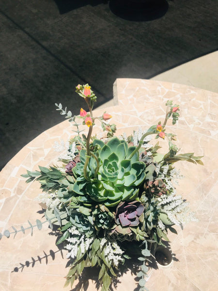 Succulent Wedding Bouquets